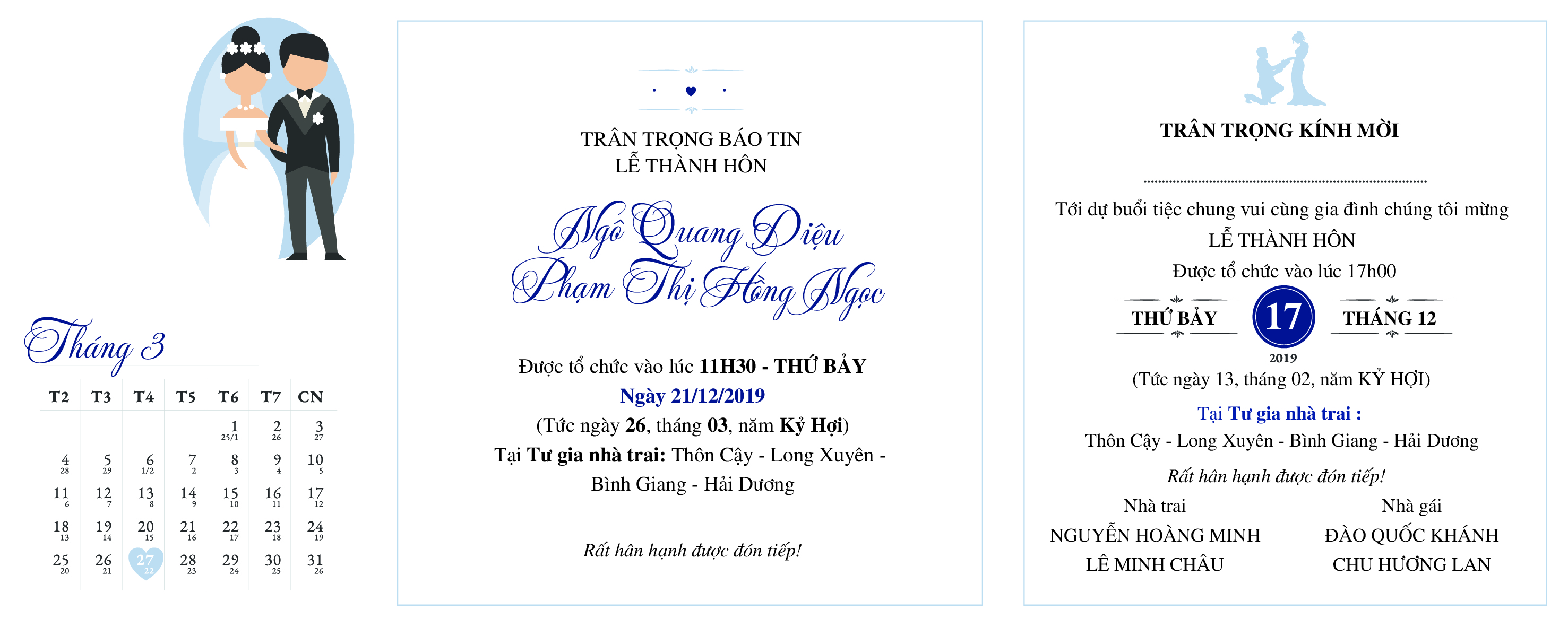 Thiệp trẻ trung gập ba 150 X 375 D_3d